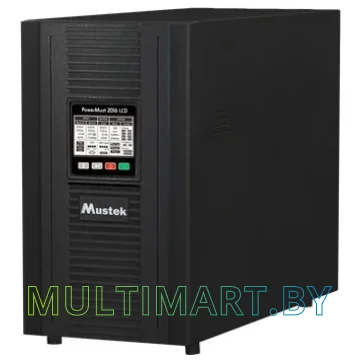 Источник бесперебойного питания Mustek PowerMust 2016 LCD (2KVA), Online, IEC (98-ONC-X2016)